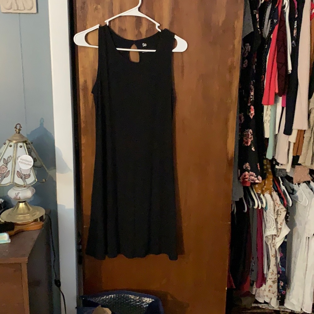 Black So swing dress